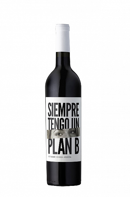 SIEMPRE TENGO UN PLAN B PETIT VERDOT - 750ML- 2021 VINHO FINO TINTO SECO