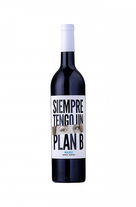 SIEMPRE TENGO UN PLAN B MALBEC - 750ML - 2024 - VINHO FINO TINTO SECO