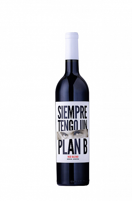 SIEMPRE TENGO UN PLAN B RED BLEND - 750ML - 2024 - VINHO FINO TINTO SECO