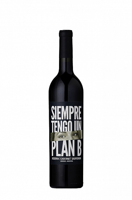 SIEMPRE TENGO UN PLAN B RESERVA CARBENET SAUVIGNON - 750ML - 2023 - VINHO FINO TINTO SECO