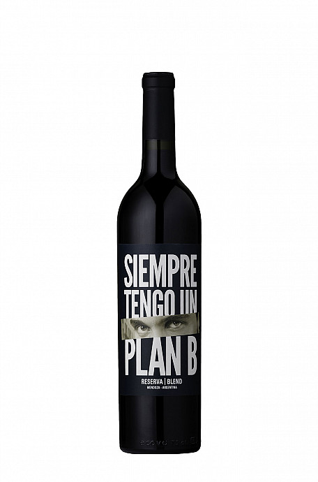 SIEMPRE TENGO UN PLAN B RESERVA BLEND - 750ML - 2023 - VINHO FINO TINTO SECO