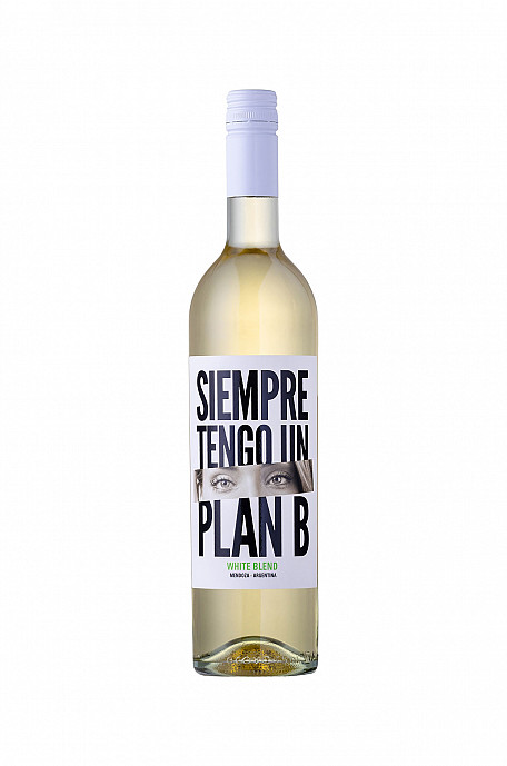 SIEMPRE TENGO UN PLAN B WHITE BLEND - 750ML - 2024 - VINHO FINO BRANCO SECO