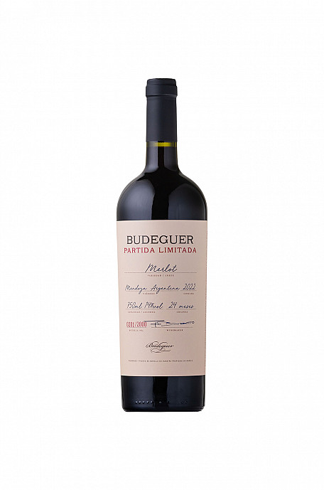 BUDEGUER PARTIDA LIMITADA MERLOT - 750ML - 2022 - VINHO FINO TINTO SECO
