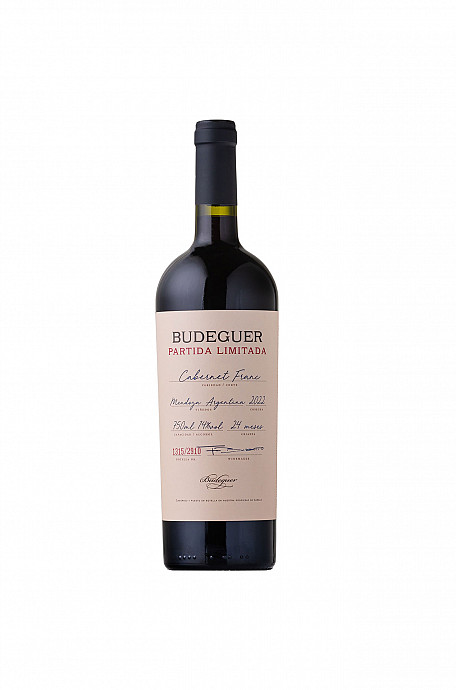 BUDEGUER PARTIDA LIMITADA CABERNET FRANC - 750ML - 2022 -  VINHO FINO TINTO SECO